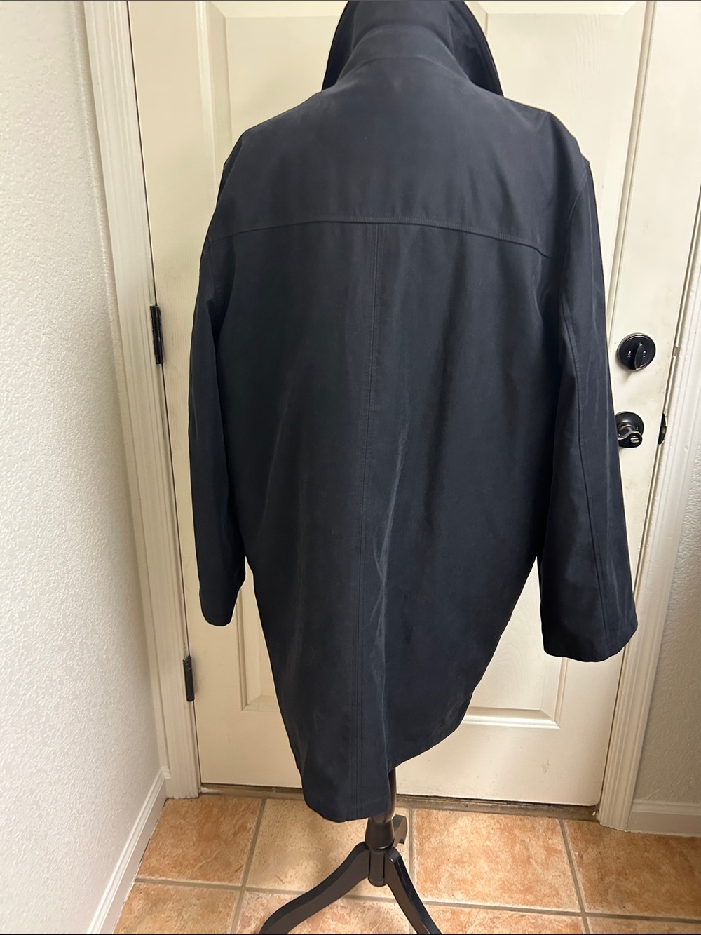 Duomo Couture Jacket Large black polyester/nylon blend with detachable liner - Picture 4 of 12